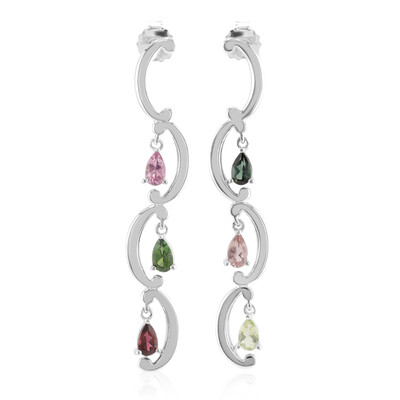 Pendientes en plata con Turmalina (Remy Rotenier)
