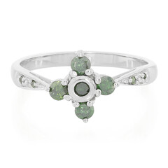 Anillo en plata con Diamante fantasía