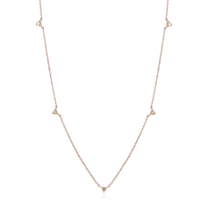 Collar en oro con Diamante marrón VVS2