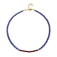 Collar en plata con Tanzanita