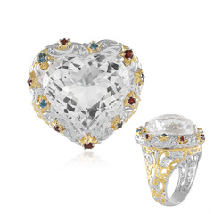 Anillo en plata con Cuarzo blanco (Gems en Vogue)