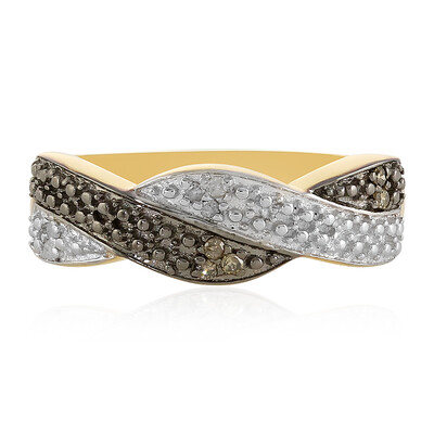 Anillo en plata con Diamante I3 champán