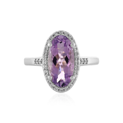 Anillo en plata con Amatista Rosa de Francia