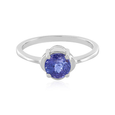 Anillo en plata con Tanzanita