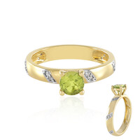 Anillo en plata con Peridoto