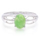 Anillo de hombre en plata con Crisoprasa imperial