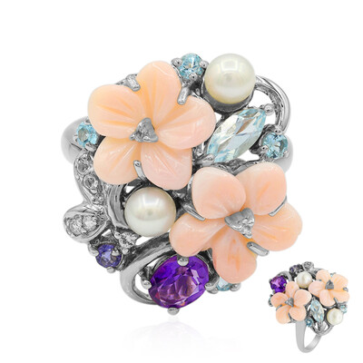 Anillo en plata con Nácar