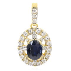 Colgante en oro con Zafiro azul (Remy Rotenier)