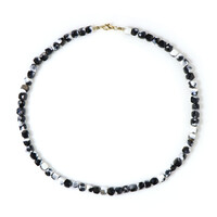 Collar en plata con Jaspe zebra