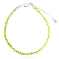 Brazalete en plata con Peridoto