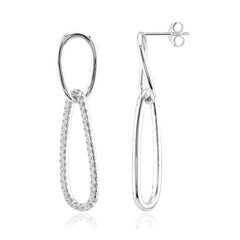 Pendientes en plata con Zircón