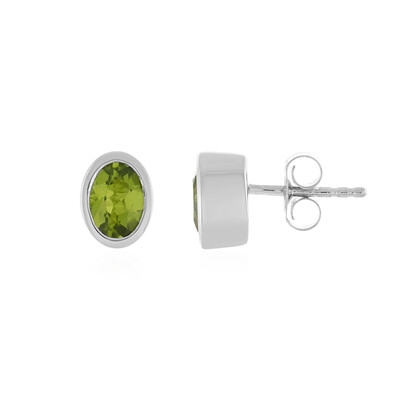 Pendientes en plata con Peridoto