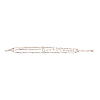 Brazalete en plata con Perla blanca Freshwater