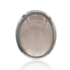 Colgante en plata con Cuarzo rosa