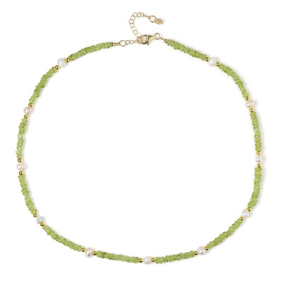 Collar en plata con Peridoto (Riya)