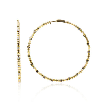 Pendientes en oro con Diamante I1 (H)  (CIRARI)