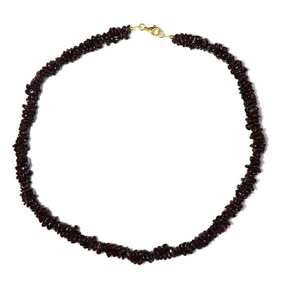 Collar en plata con Granate de Mozambique