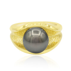 Anillo en plata con Perla cultivada de Tahití (TPC)