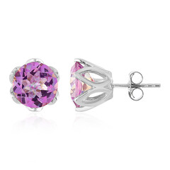 Pendientes en plata con Topacio aniversario