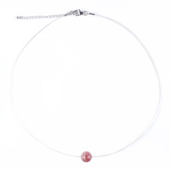 Collar con Rodocrosita