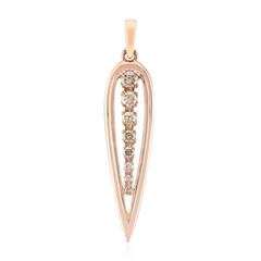 Colgante en oro con Diamante rosa de Francia de Argyle SI1