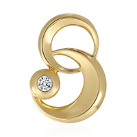 Colgante en oro con Diamante SI1 (G)