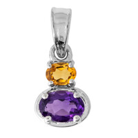 Colgante en plata con Amatista