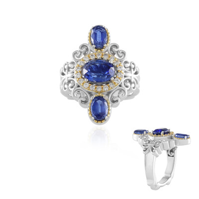 Anillo en plata con Cianita de Nepal (Dallas Prince Designs)