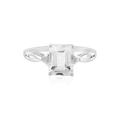 Anillo en plata con Cuarzo blanco
