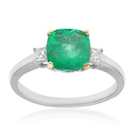 Anillo en oro con Esmeralda de Colombia (CIRARI)