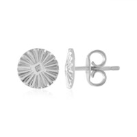 Pendientes en plata con Diamante I2 (I)