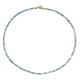 Collar en plata con Fluorita azul