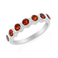 Anillo en plata con Citrino de Madeira