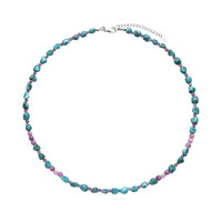 Collar en plata con Turquesa