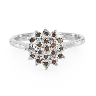 Anillo en plata con Diamante fantasía