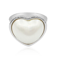 Anillo en plata con Perla Mabe (TPC)
