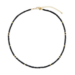 Collar en plata con Turmalina negra