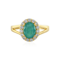 Anillo en plata con Grandidierita