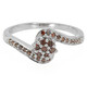 Anillo en plata con Diamante fantasía
