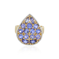 Anillo en plata con Tanzanita