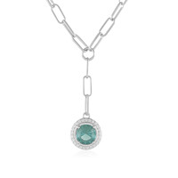 Collar en plata con Fluorita verde
