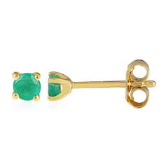 Pendientes en oro con Esmeralda
