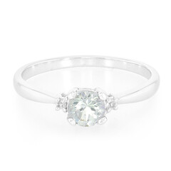 Anillo en plata con Tanzanita