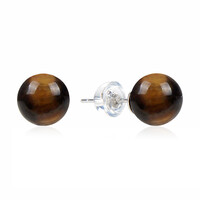 Pendientes en plata con Ojo de tigre
