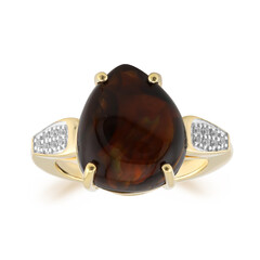 Anillo en oro con Ágata de fuego