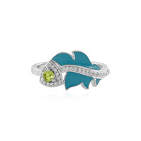 Anillo en plata con Peridoto