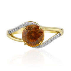 Anillo en oro con Esfalerita