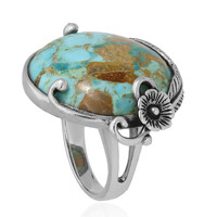 Anillo en plata con Turquesa