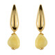 Pendientes en plata con Ámbar báltico Milky (dagen)