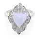 Anillo en plata con Ágata de lazo azul